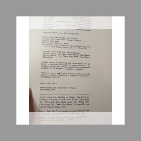 Country Living Recipes 1980 Vintage Cookbook 126 Pages - Picture 3 of 4